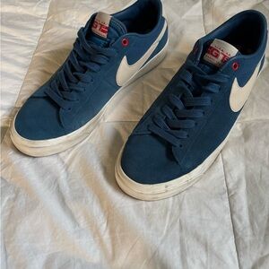 Nike Navy and White Athletic Sneakers